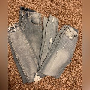 Two pair BooHoo Man Skinny Stretch Jeans